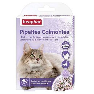 Beaphar Pipettes calmantes pour chat (3 pipettes x 0.4  ml) 