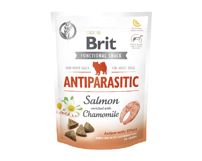  Brit Care Dog Functional Snack Antiparastic Salmon 150g x12
