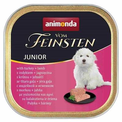 ANIMONDA Dog Vom Feinsten Junior saveur : dinde avec agneau 150g