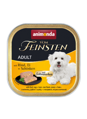 Animonda Dog Vom Feinsten Adulte Bœuf, Œufs et Jambon 150g x10
