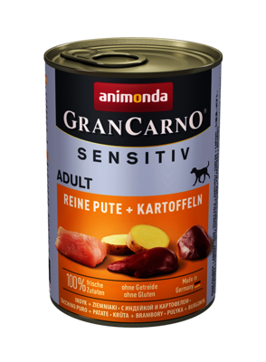 Animonda GranCarno Sensitiv Dog Adulte Dinde & Pommes de terre 800g x6