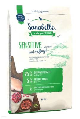 BOSCH Sanabelle Sensitive Volaille 10kg+Surprise gratuite pour chat