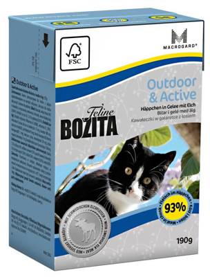 BOZITA Feline Outdoor Active 190g x6