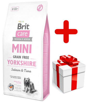 BRIT CARE Mini Grain-Free Yorkshire 7kg + Surprise pour votre chien GRATUITES !