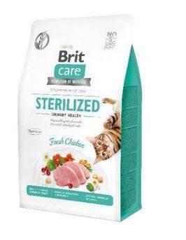 Brit Care Cat Grain-Free Sterilised Urinary Health avec du poulet 2kg
