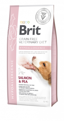 Brit Grain Free Veterinary Diet Dog Hypoallergenic Saumon et Pois 2kg