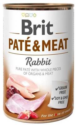 Brit Pate & Meat Au Lapin 400g