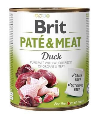Brit Pate & Meat Avec Canard 800g