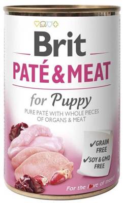 Brit Pate & Meat Puppy Poulet & Dinde 400g