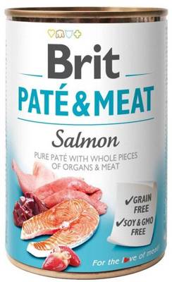Brit Pate & Meat avec du saumon 400g