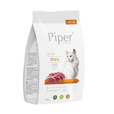 DOLINA NOTECI Piper Animals avec canard pour chats 3kg 