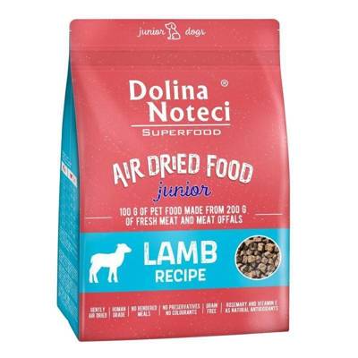 DOLINA NOTECI Superfood Junior à l'agneau - aliments secs pour chiens 5kg x2