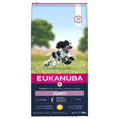 Eukanuba Puppy&Junior Medium Breed 15kg