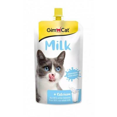 GIMCAT Lait en sachet de 200ml pour chats x10