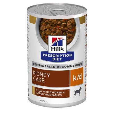 HILL'S PD Prescription Diet Canine k/d poulet (ragoût) 354 g-boîte