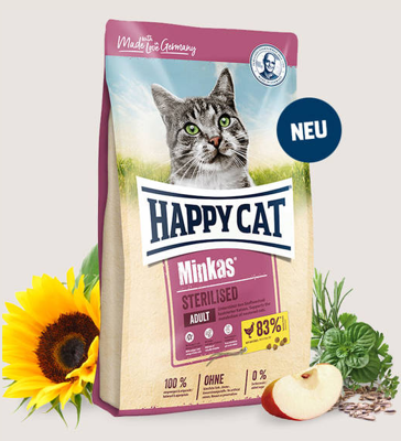 Happy Cat Minkas Volaille stérilisée 10 kg