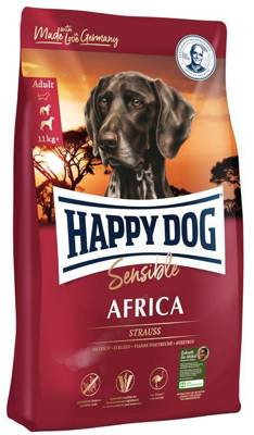 Happy Dog Supreme Sensible Africa 12,5kg+ surprise pour Chien Gatuit