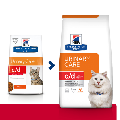 Hill's PD Prescription Diet Feline c/d Poulet Urinary Stress 1,5kg