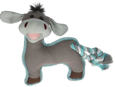 KERBL Ferdi âne jouet pour chien avec couineur 28 cm x2