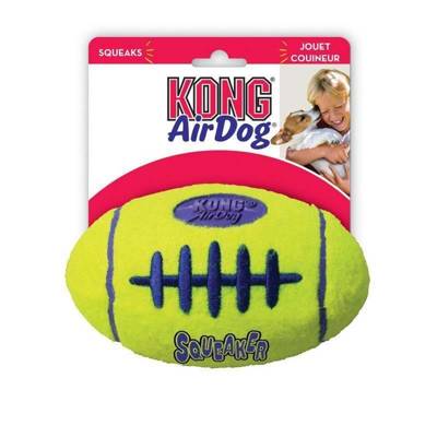 KONG AIRDOG Squeaker Football - jouet pour chien- M