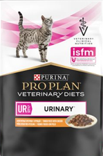 PRO PLAN Veterinary Diets Feline UR St/Ox Urinary Croquettes pour chat avec saumon 85g