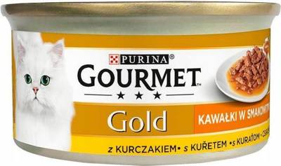 Purina Gourmet Gold Sauce Delight au poulet 85g