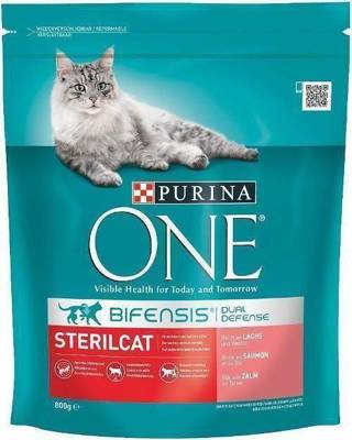 Purina One Cat Sterilcat aliments au saumon 800g