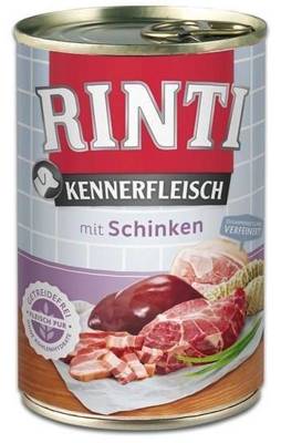 Rinti Kennerfleisch Schinken nourriture pour chien humide - jambon 400g