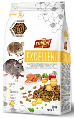 Vitapol Excellent Alimentation Complète pour Rats et Souris 500g