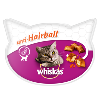 WHISKAS Anti-Hairball friandise pour chat 50g x12